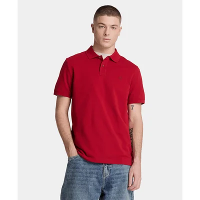 Polo de manga corta Oyster River para hombre, Rojo