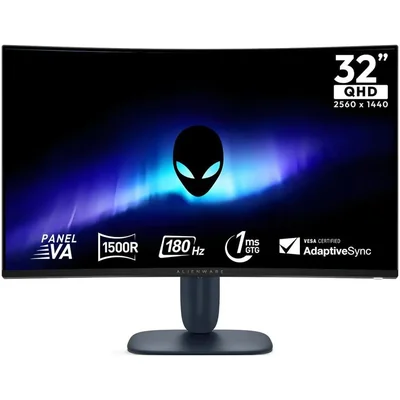 Monitor gamer curvo alienware 32" qhd 2k 180hz aw3225dmrf