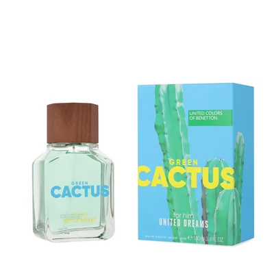 Benetton Green Cactus For Him 100Ml Edt Spray