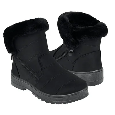 BOTINES DE INVIERNO DAMA TORRENTE 9 TEXTIL NEGRO
