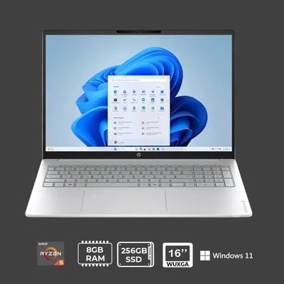 Laptop HP OmniBook 3 16-BY0015 Ryzen 5 8GB RAM 256GB SSD Pantalla Táctil 16 Pulgadas Windows 11