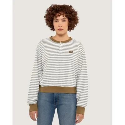 Playera Molly Henley Blanco KO6T