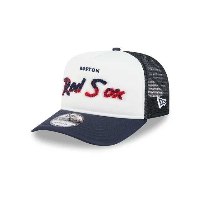 Boston Red Sox MLB Soft Logo Trucker 9FORTY A-Frame Snapback