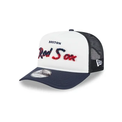 Boston Red Sox MLB Soft Logo Trucker 9FORTY A-Frame Snapback