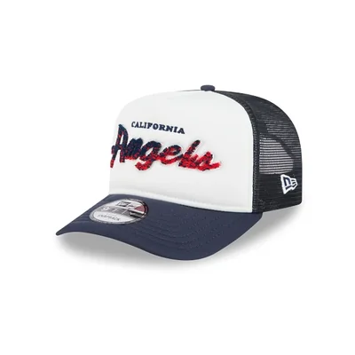 Los Angeles Angels MLB Soft Logo Trucker 9FORTY A-Frame Snapback