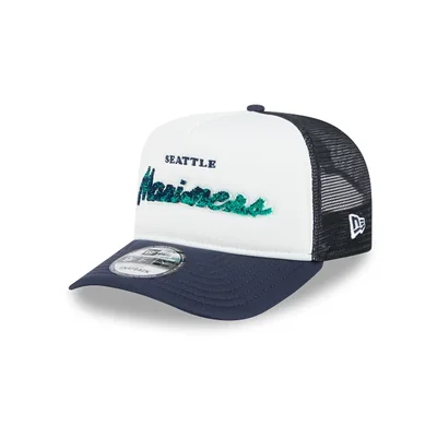 Seattle Mariners MLB Soft Logo Trucker 9FORTY A-Frame Snapback