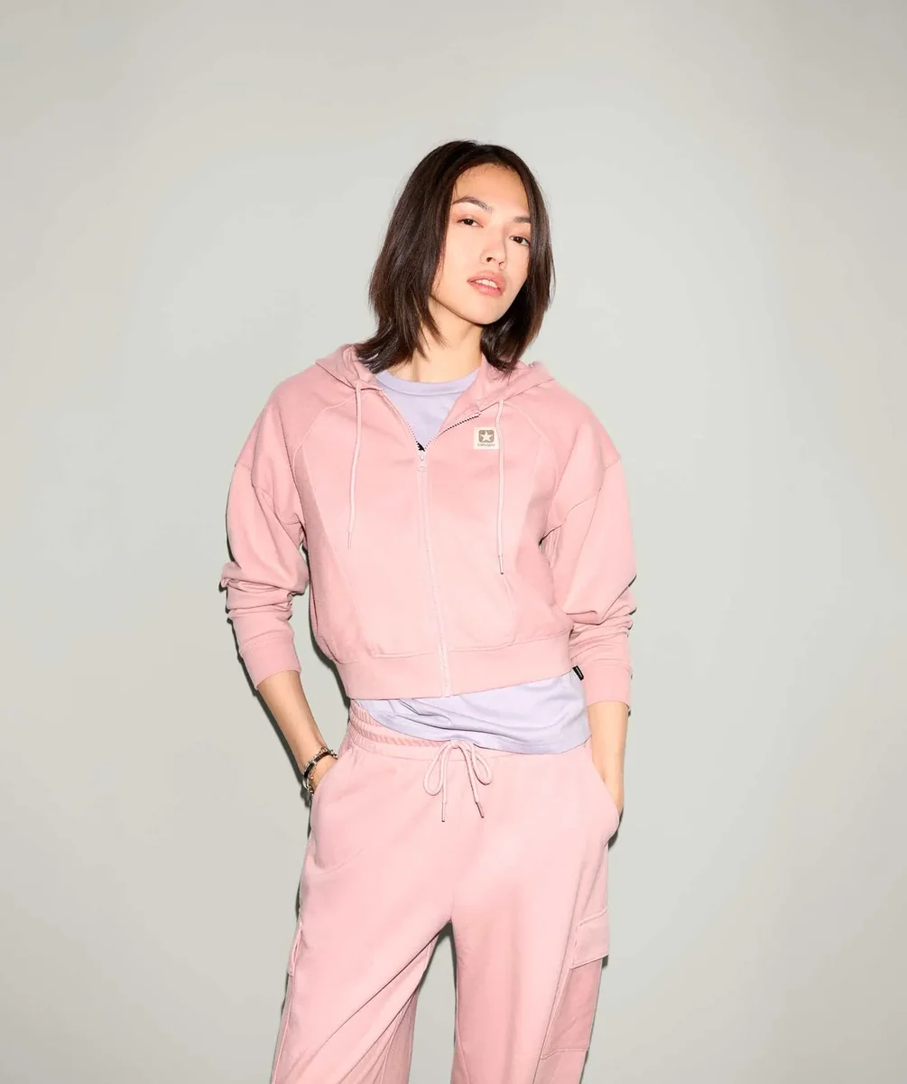 Sudadera Converse Box Star Rosa para Mujer