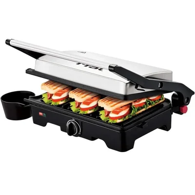 PARRILLA PANINI TFAL SW3332DMX ANTIADHERENTEACERO INOX