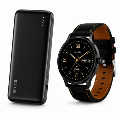 SMARTWATCH G-TIDE R5 NEGRA CON POWERBANK G-TIDE P1 10000Mha NEGRA
