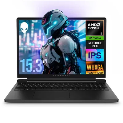 Laptop alienware geforce rtx 4050 ryzen 5 16gb 512gb 15.3"
