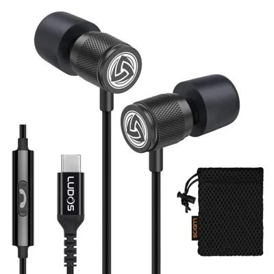 Auriculares LUDOS Ultra USB C para iPhone 17, 16, 15 Pro Max Plus, Air, iPad Pro, 5 años de garantía, magnéticos USB-C para Sams