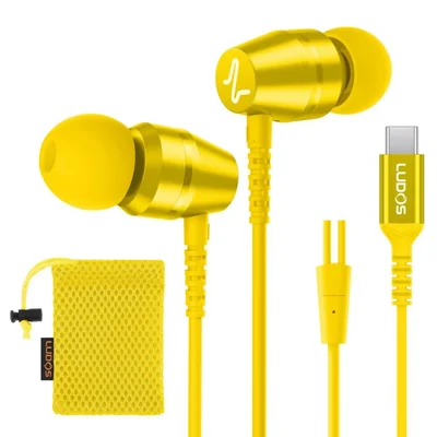 Auriculares USB C LUDOS OMNITONE para iPhone 16, 15 Pro Max Plus y iPad Pro, 5 años de garantía, auriculares USB-C para Galaxy S