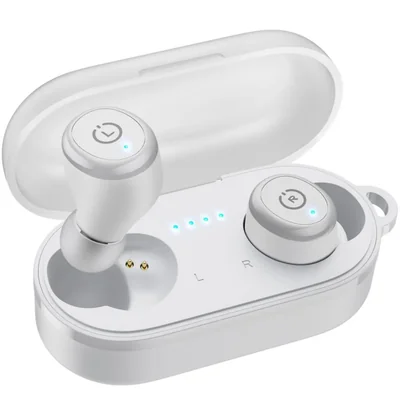 Auriculares inalámbricos TOZO T10 con Bluetooth 5.3, ecualizador personalizable por app, diseño ergonómico, 55 h de reproducción
