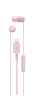 Auriculares intraaurales con cable Sony IER-EX15C con conector USB-C para iPhone y Android, con botón multifunción integrado, co