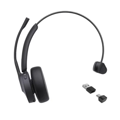 Auriculares inalámbricos Yealink BH70 Mono Teams con micrófono para el trabajo, Bluetooth certificados por Microsoft Teams para