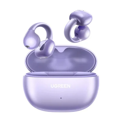 Auriculares inalámbricos UGREEN de oído abierto con Bluetooth 5.4, auriculares deportivos con controlador de 12 mm y ENC, carga