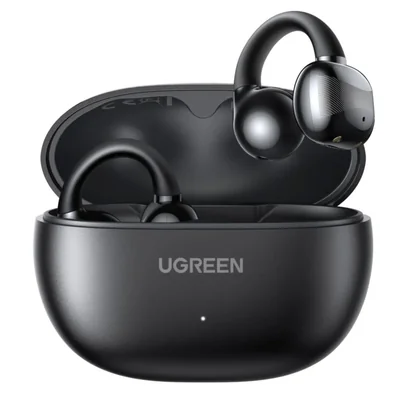 Auriculares inalámbricos UGREEN de oído abierto con Bluetooth 5.4, auriculares deportivos con controlador de 12 mm y ENC, carga