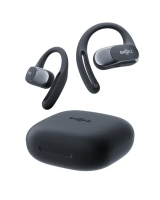 SHOKZ OpenFit Air - Auriculares abiertos, totalmente inalámbricos, resistentes al agua, con ganchos de seguridad para uso diario