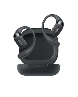 SHOKZ OpenFit 2 - Auriculares abiertos, Bluetooth, micrófono, gancho para la oreja, 48 horas de reproducción, carga rápida, resi