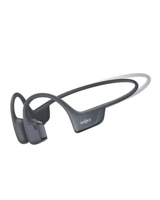 SHOKZ New OpenRun Pro 2 - Audífonos deportivos de conducción ósea abiertos con banda reflectante, resistentes al sudor, para ent