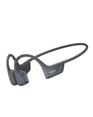SHOKZ New OpenRun Pro 2 - Audífonos deportivos de conducción ósea abiertos con banda reflectante, resistentes al sudor, para ent
