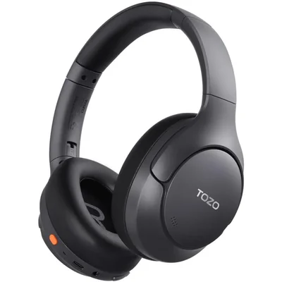 Auriculares híbridos con cancelación de ruido TOZO HT3, auriculares inalámbricos Bluetooth supraaurales con 90 horas de reproduc