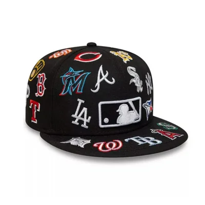 Gorra New Era 59Fifty All Over MLB Negro 60767836 #7 3/4