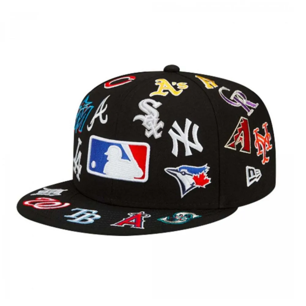 Gorra New Era All Over MLB Negro 60188098 #7 1/8