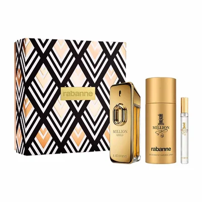 Million Gold Intense Estuche 3 Piezas Caballero EDP 100ml + Desodorante 150ml + Miniatura 10ml