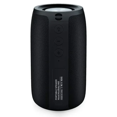 Bocina portátil con bluetooth Color Negro