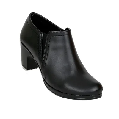 Botín Mujer Formal Tacón Negro Vitalia 16802503