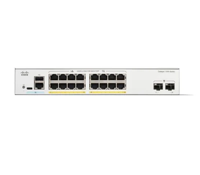 SWITCH CISCO CATALYST C1300-16FP-2G, montable en rack
