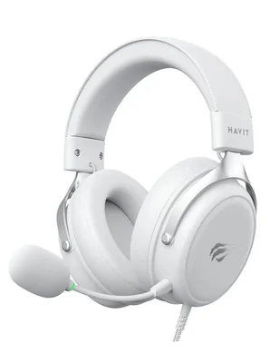 Audífonos Gamer Havit H2015Y Blanco