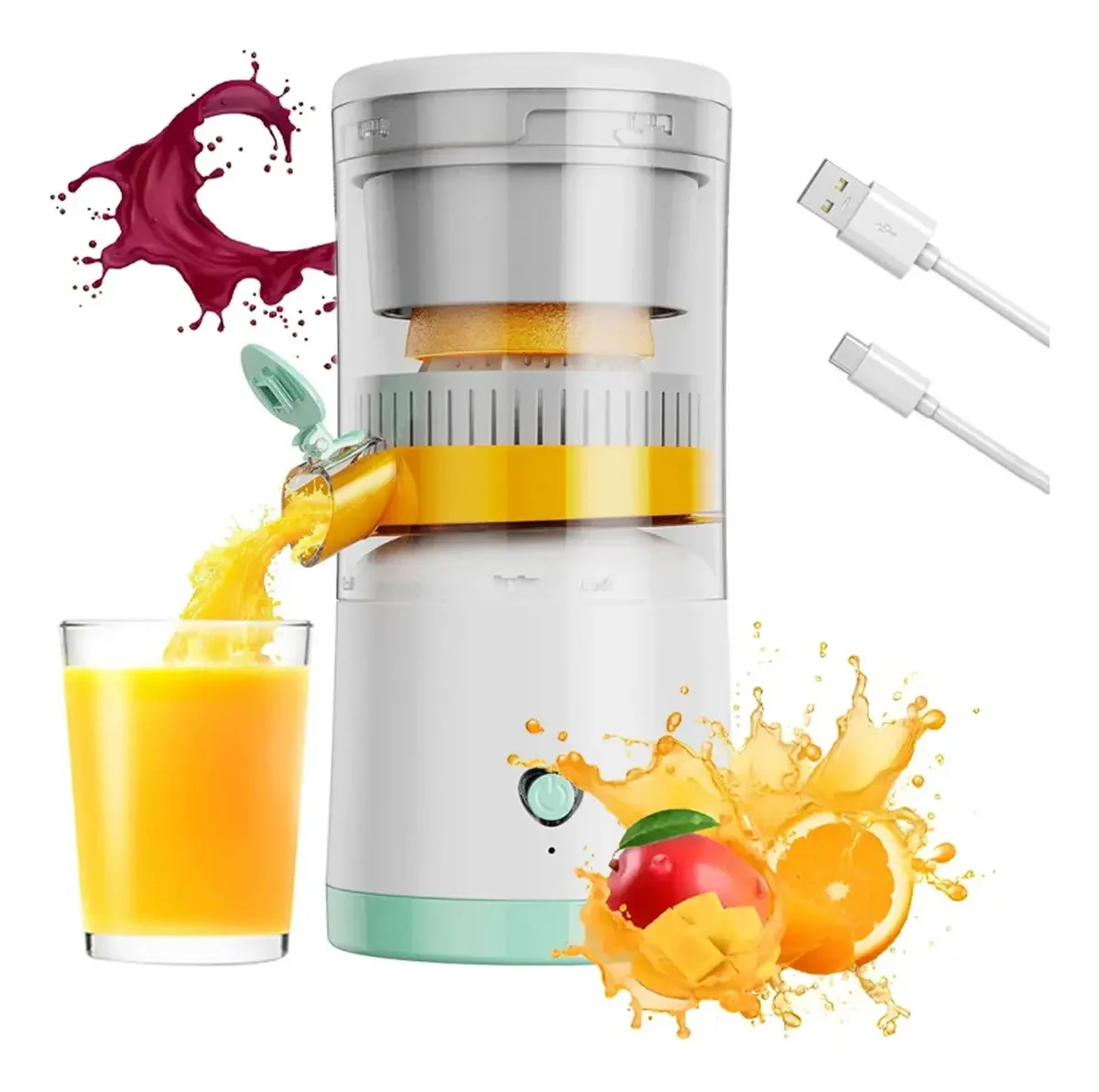 Extractor de Jugo Portátil USB Recargable