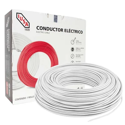Cable THW-LS/THHW-LS CE RoHS 10 AWG en caja color blanco