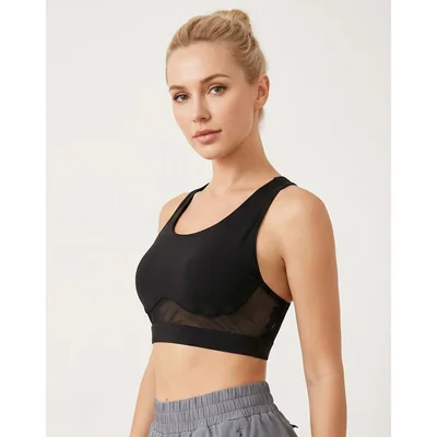 Playera Mujer Deportivo Top Negro Roosevelt 50105854