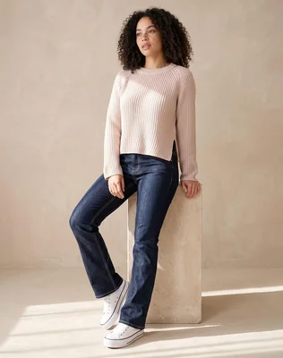 Jeans Mujer Basico Recto Azul Oggi 59105839