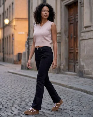 Jeans Mujer Basico Recto Azul Oggi 59105841