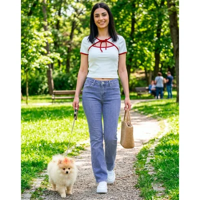 Jeans Mujer Basico Recto Azul Oggi 59105009