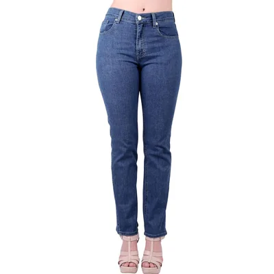 Jeans Mujer Basico Recto Azul Oggi Atraction 59105215