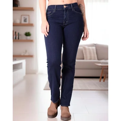 Jeans Mujer Basico Regular Azul Oggi Atraction 59105658