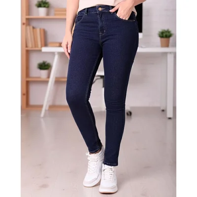 Jeans Mujer Basico Skinny Azul Oggi Katia 59105660
