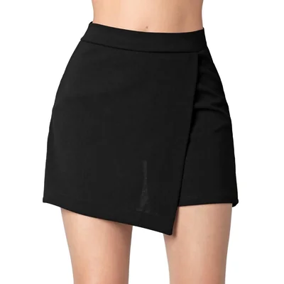 Falda Short Mujer Moda Negro Stfashion 79305018