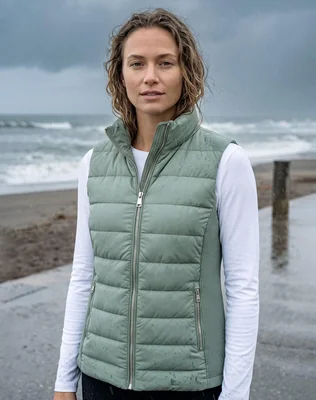 Chaleco Mujer Invernal Sin Capucha Verde Roosevelt 50105905