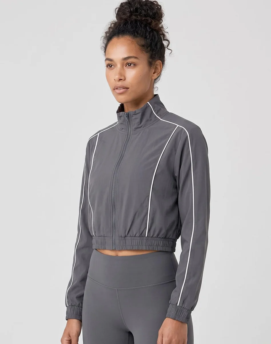 Chamarra Mujer Sin Capucha Gris Everlast 50305857