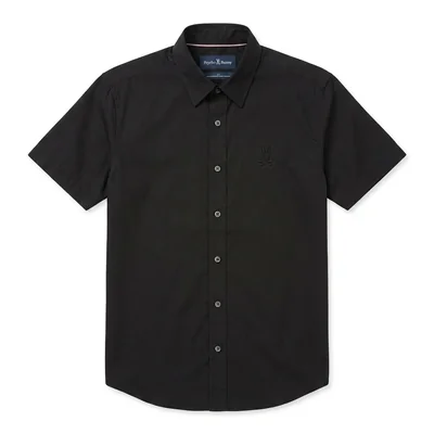 CAMISA NEGRA PSYCHO BUNNY MT0300021001