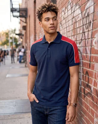 Playera Hombre Moda Polo Azul Stfashion 52605817