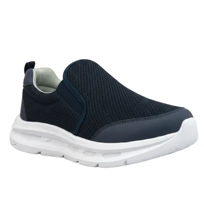 Tenis Parbal 2010 Azul Marino para Dama Textil Casual Cómodos Suela Flexible Antiderrapante