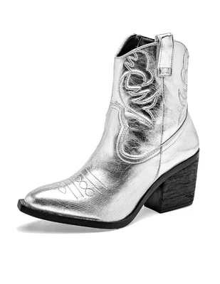 BOTIN VAQUERA COLOR PLATA PARA EXTERIOR