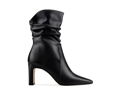 Botines Para Mujer Elegantes Botas Piel Davenia Mod. Ivanna Negro